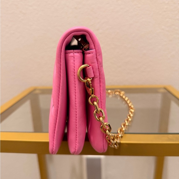 Louis Vuitton Lambskin Embossed Monogram Pochette Coussin Rose Violet - Picture 4 of 11